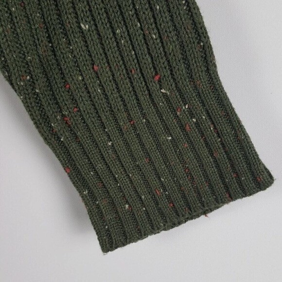 Idaisy Womens Cardigan Sweater Green Medium Button Up Ladies 3/4 Sleeve Sweater - Picture 4 of 6